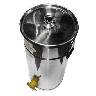 Abfüllkübel 100 kg aus Edelstahl